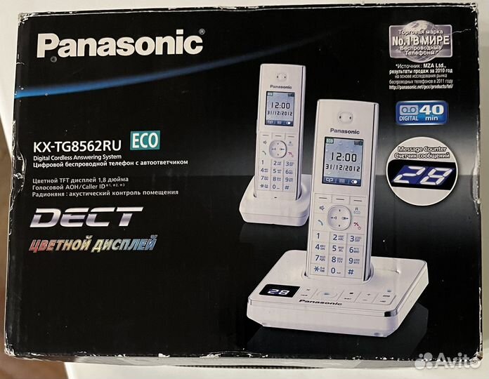 Телефон беспроводной panasonic