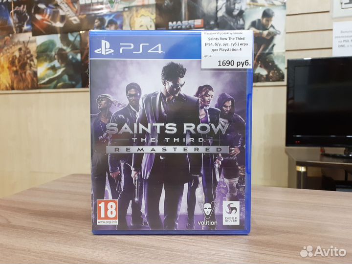 Saints Row The Third (PS4, б/у, рус. суб.)