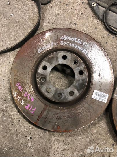 Диск передний тормозной Peugeot 508, 4249L3, D305