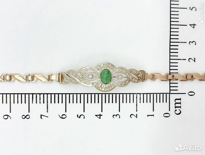 Золотой браслет с бриллиантами 583 пр