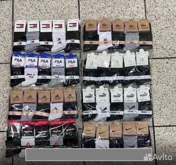 В наличии Брендовые носки размеры 36-41 и 41-47