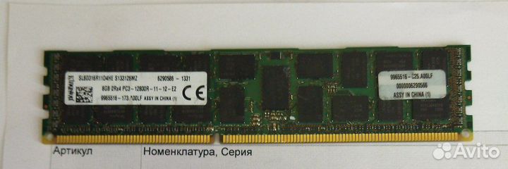 Оперативная память ddr3 8 gb 2Rx4
