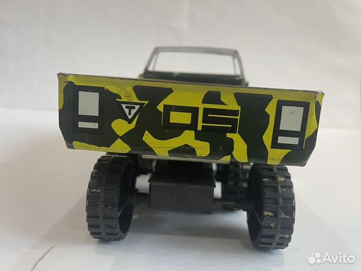 Жестяная машинка, автомобиль ураган Редкость