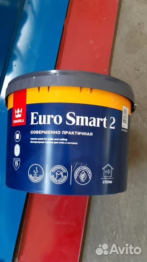 Краска интерьерная Tikkurila Euro SMART 2 9л