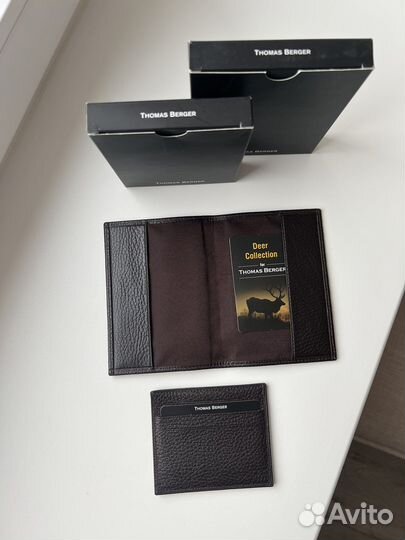Обложка для паспорта и картхолдер Thomas Berger