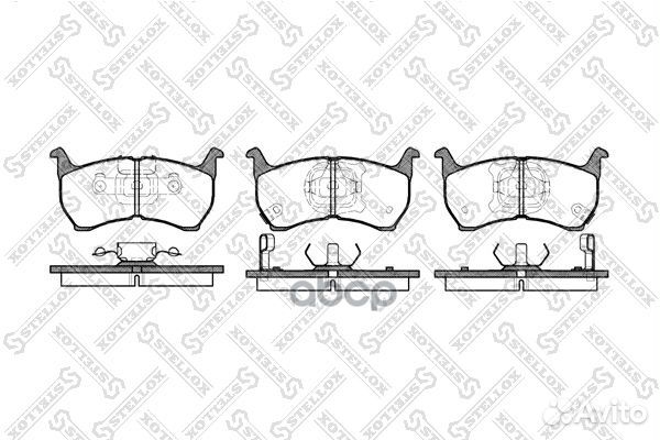 175 002-SX 164 02572320B223212 колодки диск