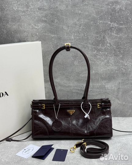 Сумка женская натуральная кожа prada