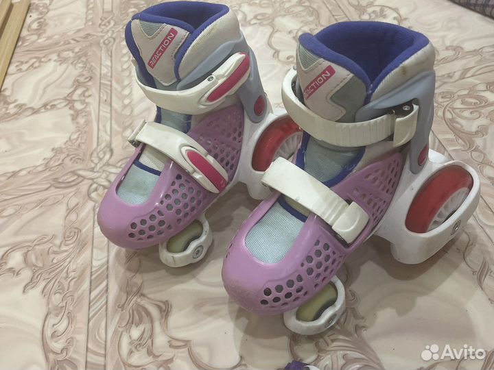 Детские ролики и защита