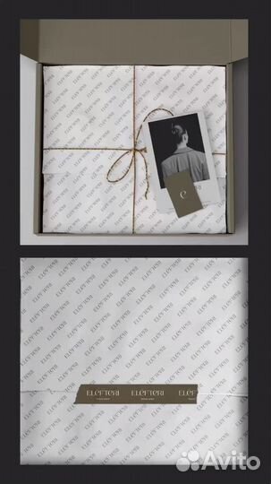 Печать логотипа на упаковочной бумаге тишью