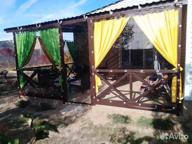 Мягкие окна для беседки