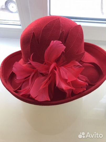 Шляпа фетровая женская