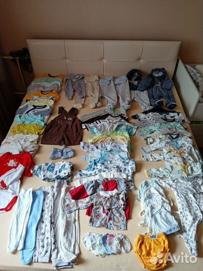 Огромный пакет вещей на мальчика от 50 до 80