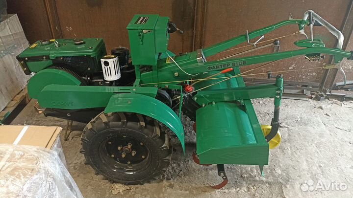 Мотоблок мощностью 8,6 л.с. с почвофрезой