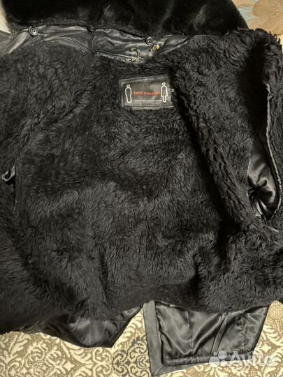 Плащ мужской кожаный