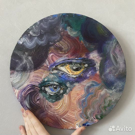 Картина акрилом на холсте