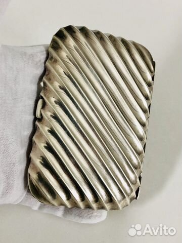 Портсигар антик серебро 1887 год