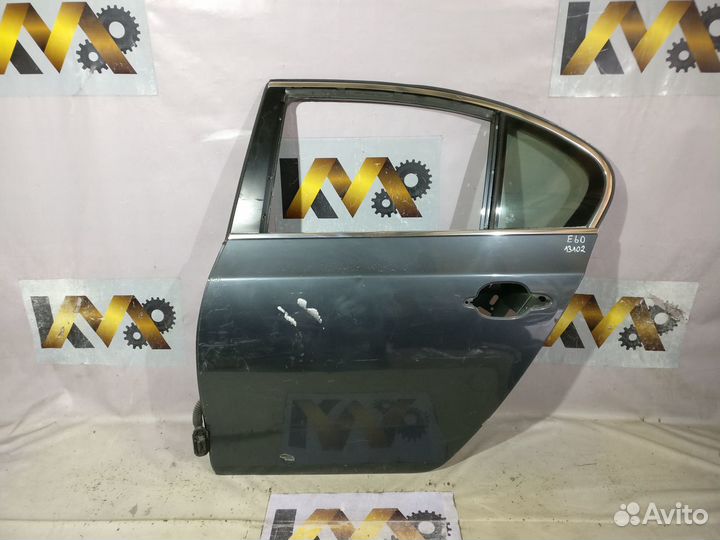 Бмв 5 E60 2003- Дверь левая задняя 13102