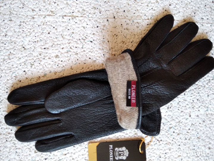 Мужские кожаные перчатки размер10,5