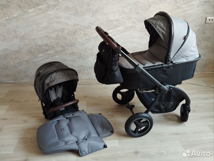 Коляска 2в1 Sweet Baby Cupola Grey Neo