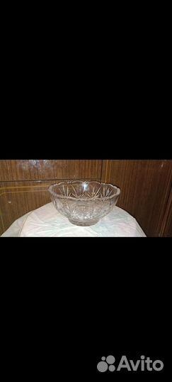 Салатник хрусталь СССР