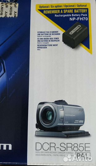 Видеокамера sony handycam