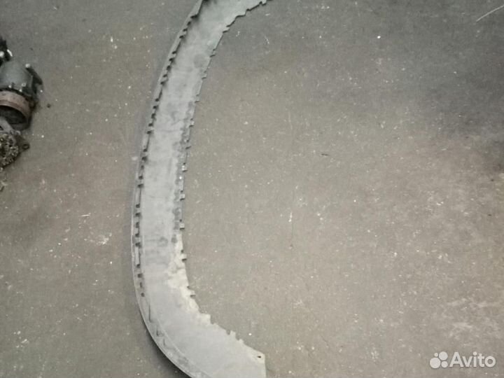 Юбка/спойлер переднего бампера Volkswagen Golf