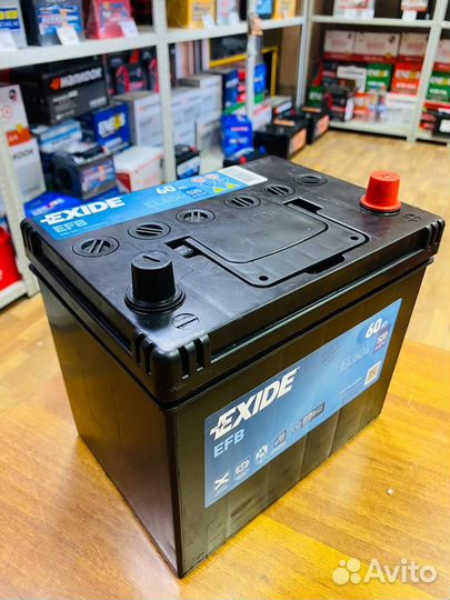 Аккумулятор Exide EFB 60 на Mazda CX c i-stop