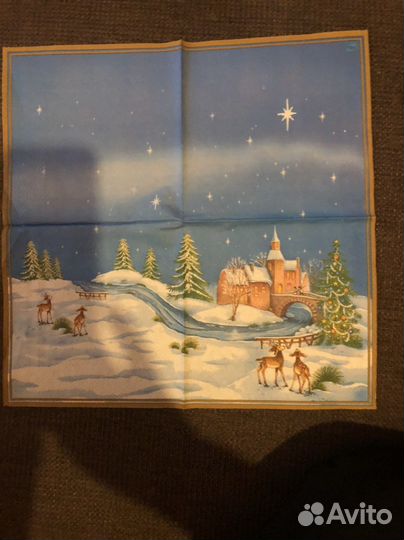 Салфетки новогодние, для творчества