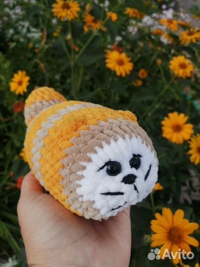 Капибара, игрушки вязаные