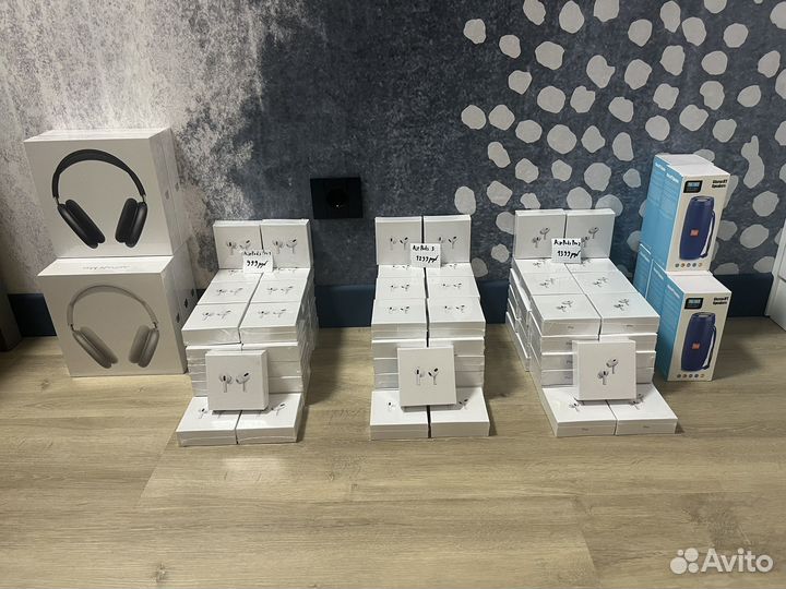 Наушники AirPods 1 2 3 + чехлы в подарок