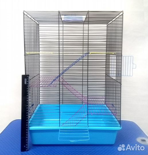 Новая клетка для крыс, дегу. 4 этажа Высокая 58см