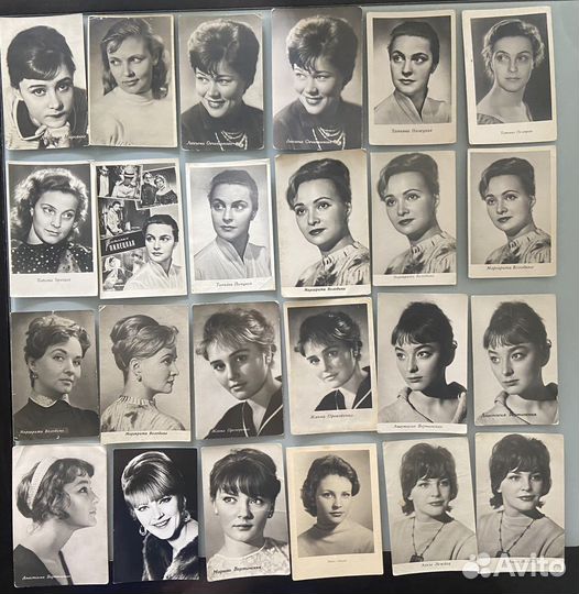 Открытки советских артистов