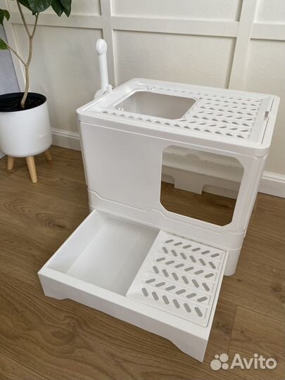 Кошачий лоток закрытый