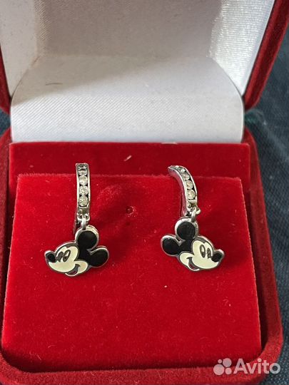 Серебряные серьги детские 925 пробы