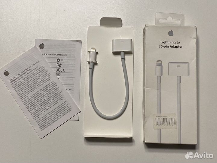 Apple Lightning to 30-pin Adapter адаптер оригинал
