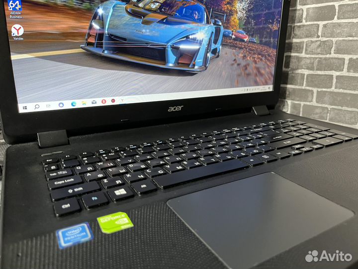 Мощный ноутбук Aser Nvidia 910M/SSD/17.3