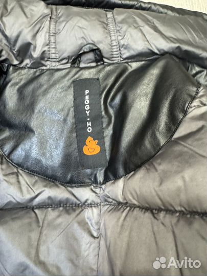 Курта пальто черная