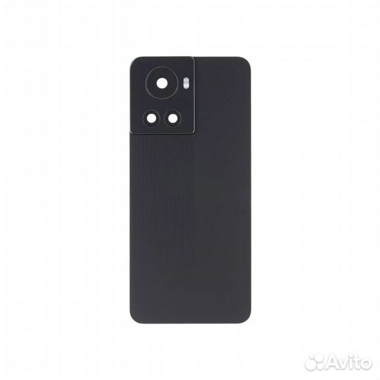 Задняя крышка + стекло камеры для OnePlus 10R (чер