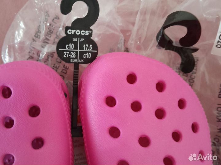 Crocs c10 сабо новые