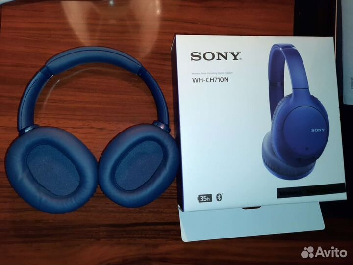 Наушники накладные Bluetooth Sony WH-CH710N Blue
