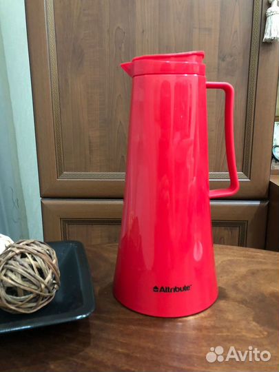 Термос кувшин со стеклянной колбой