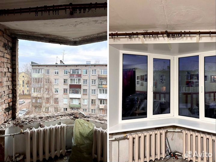 Окна рехау на заказ / остекление балконов и лоджий