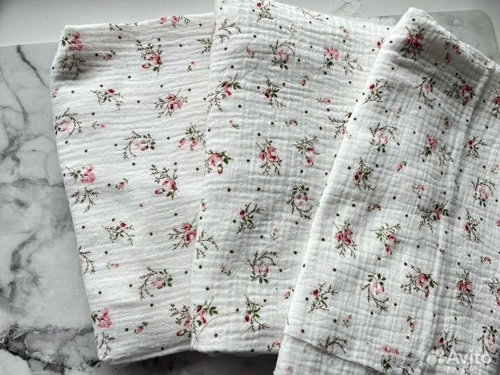 Отрезы тканей хлорок фуле муслин