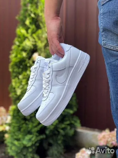 Кроссовки женские nike air force 1 белые