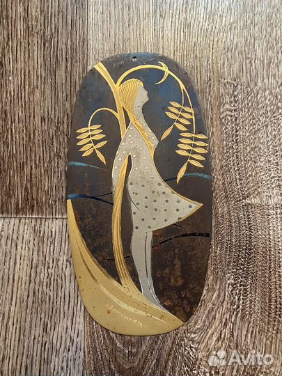 Картина медная чеканка СССР