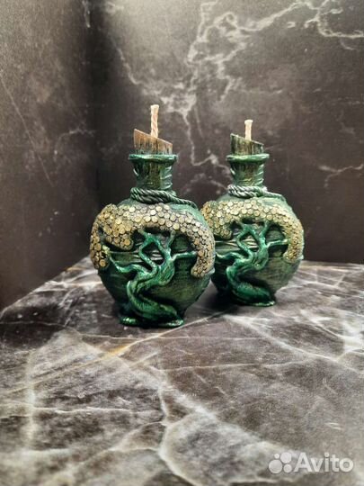 Итерьерная свеча Денежное Зелье.Подарок