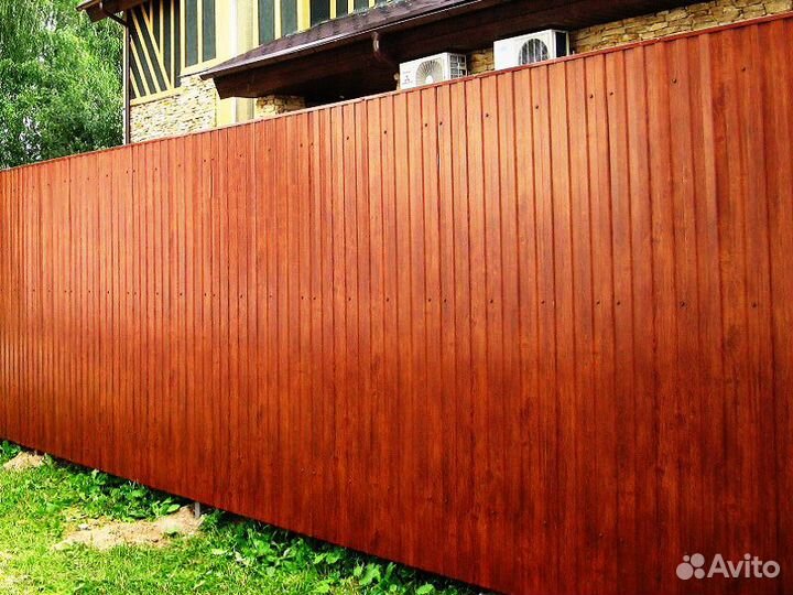 Заборы из профнастила