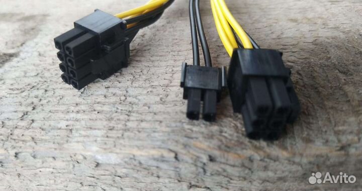 Переходник питания 8pin на 2 по 8(6+2) pin