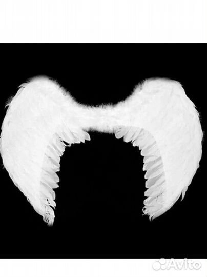 Крылья ангела белые маскарадные