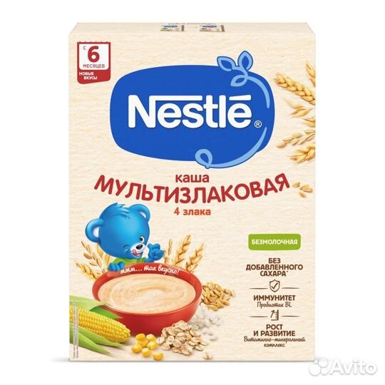 Детские каши безмолочные